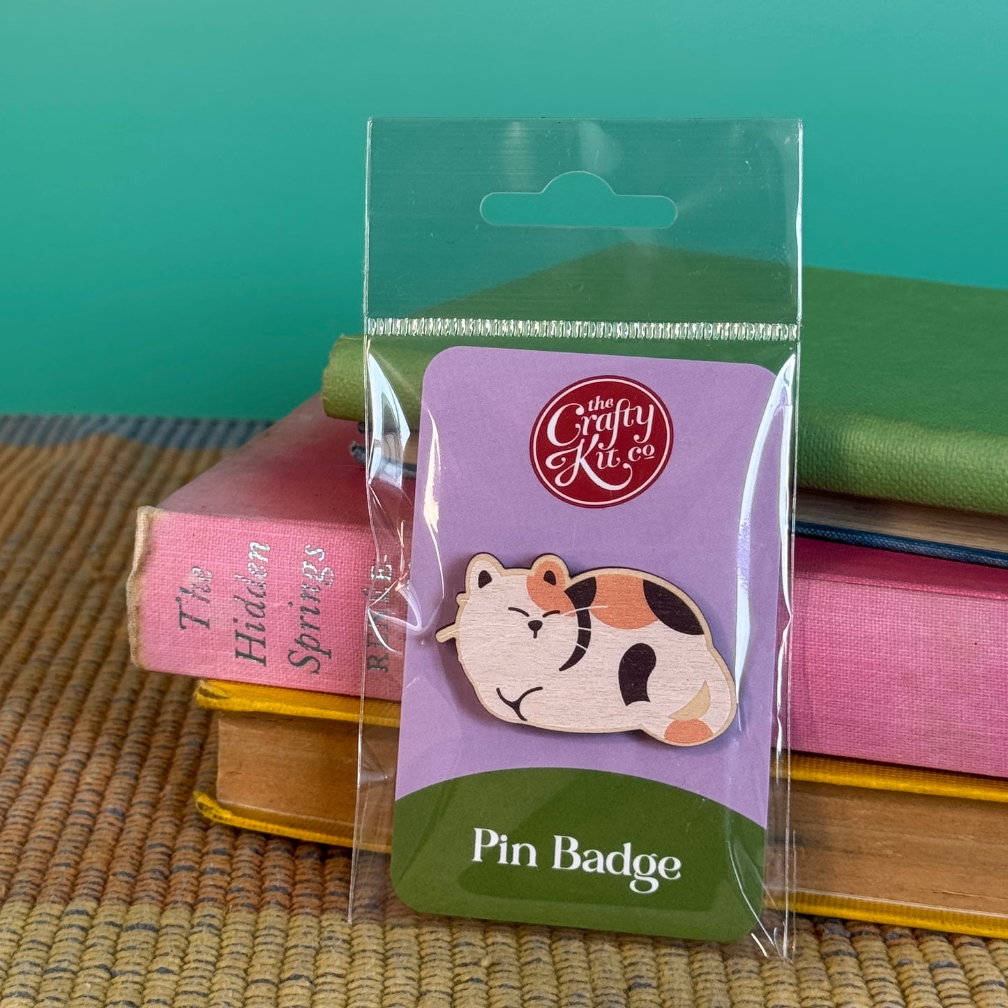 Cat Pin Badge - Calico