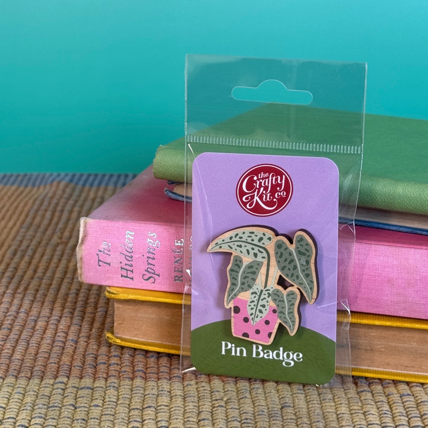 House Plant Pin Badge