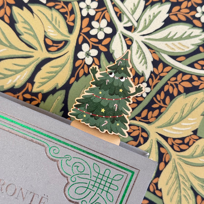 Christmas Tree Wooden Bookmark