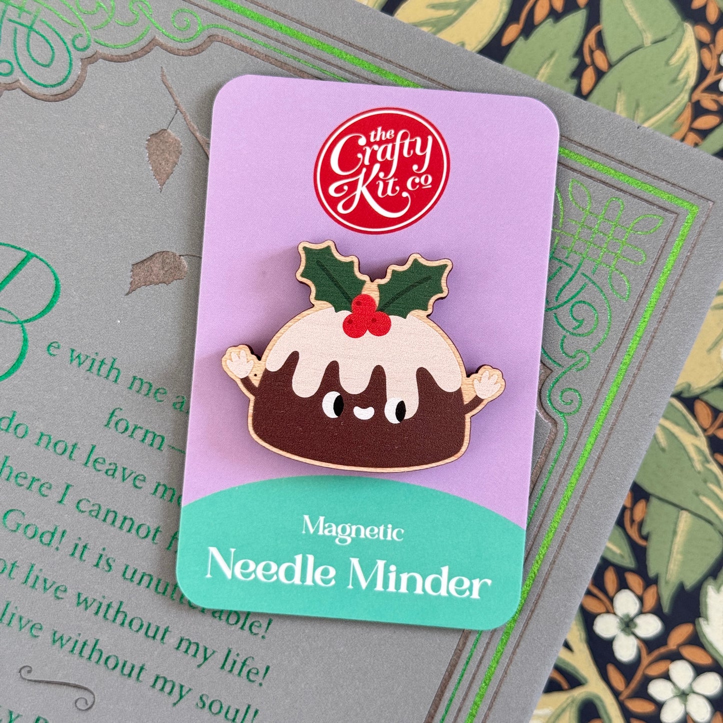 Christmas Pudding Needle Minder