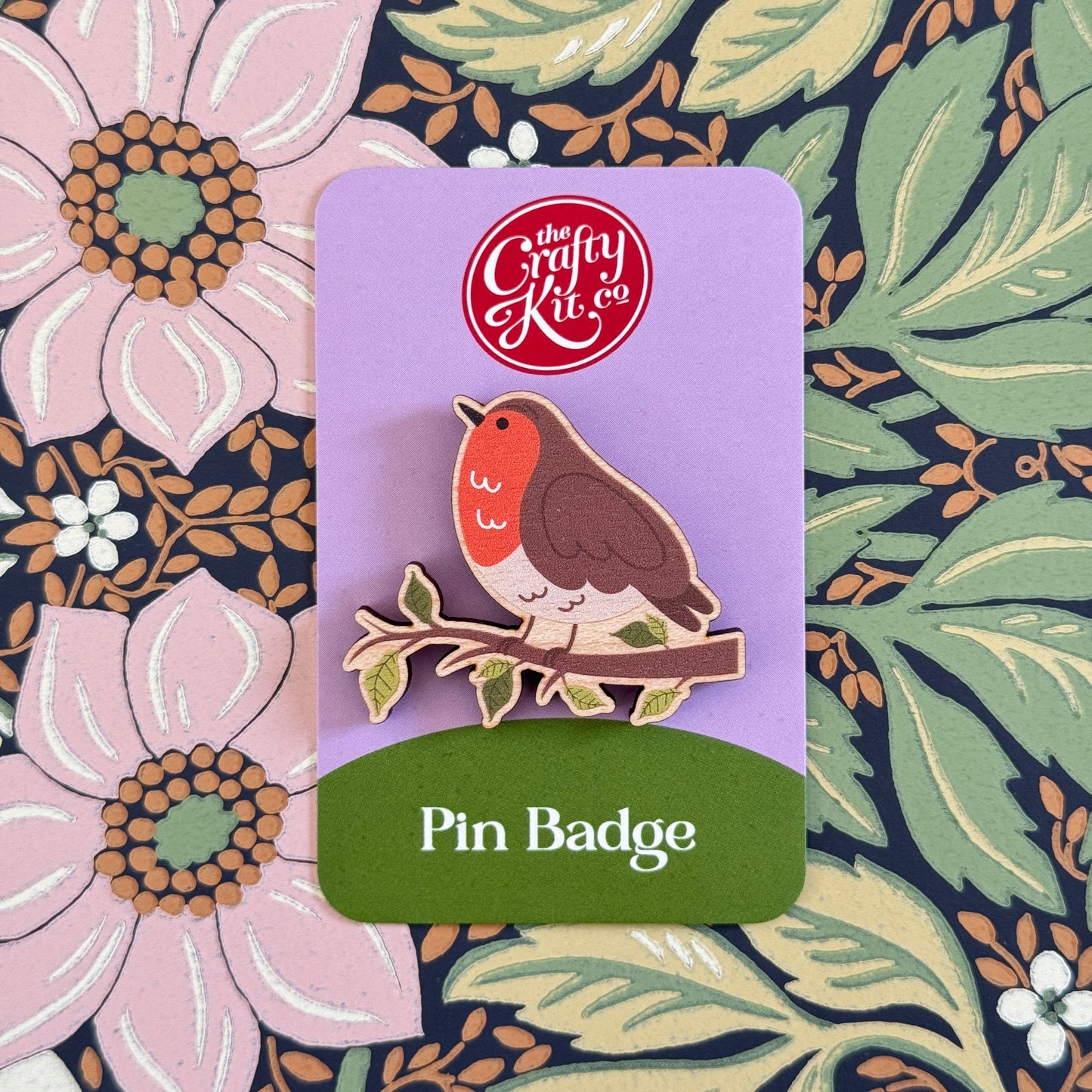 Robin Pin Badge