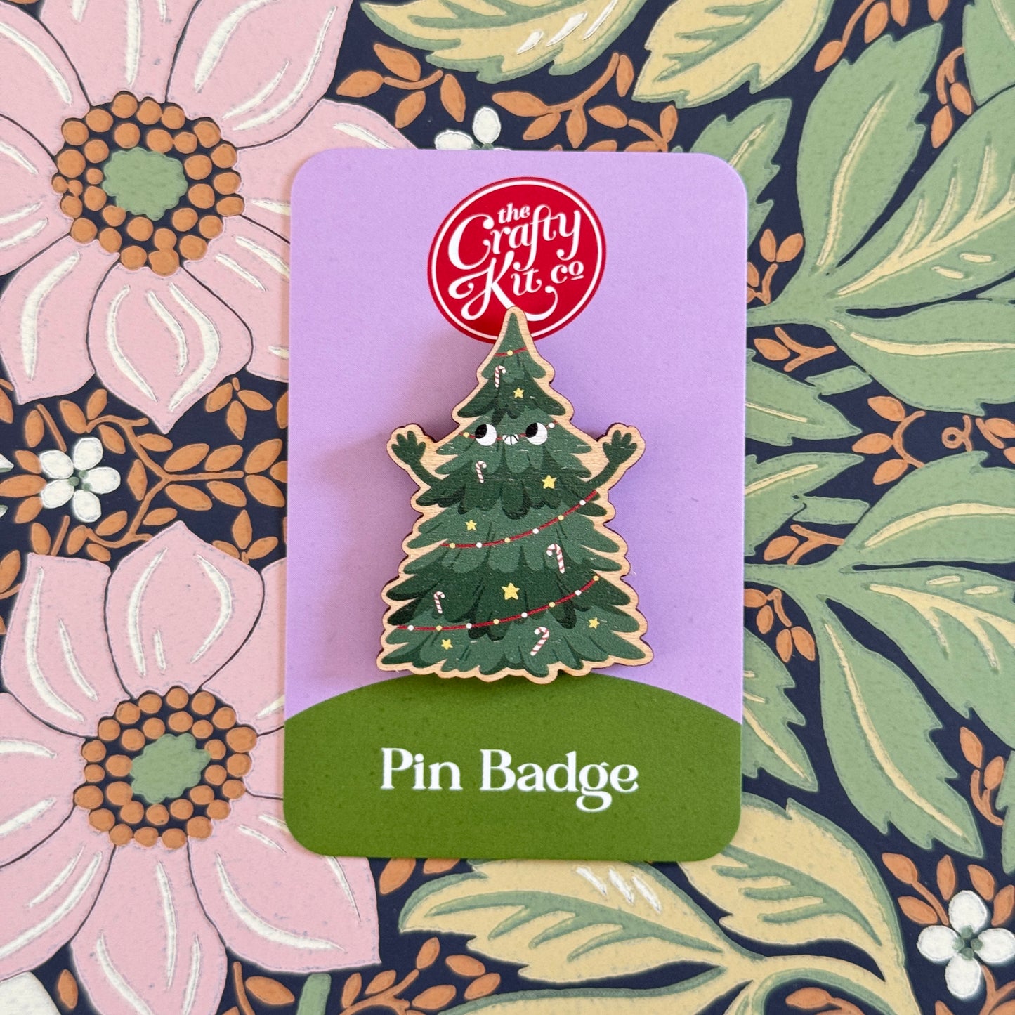 Christmas Tree Pin Badge