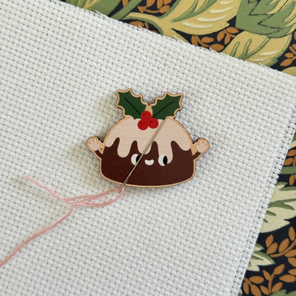 Christmas Pudding Needle Minder
