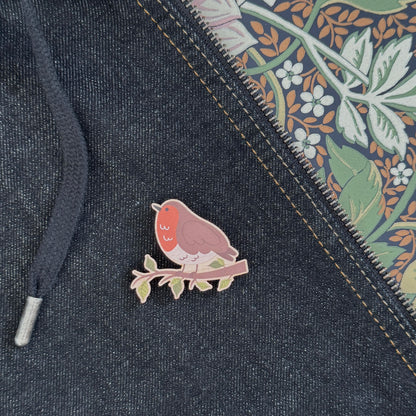 Robin Pin Badge
