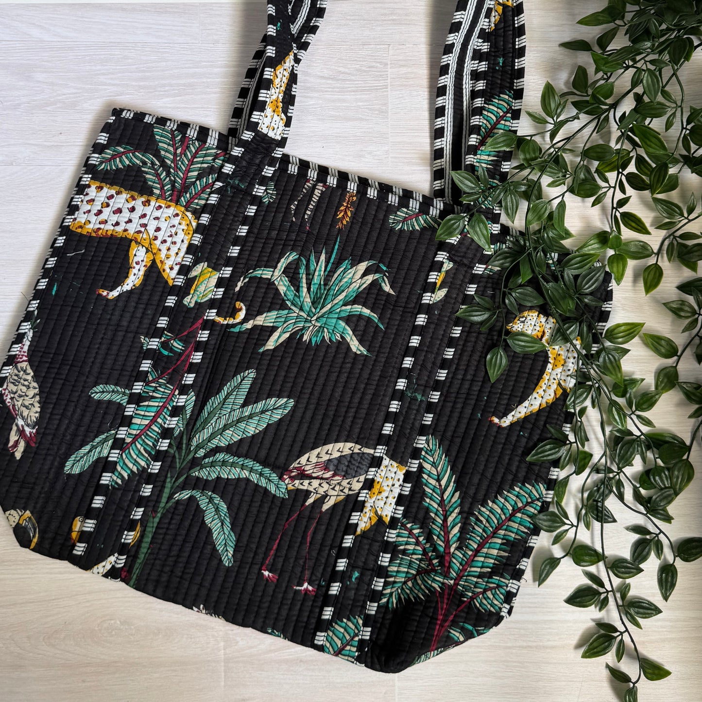 Small Reversible Quilted Tote Bag (pattern H)