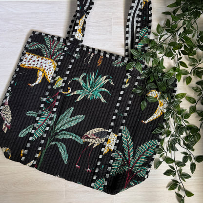 Small Reversible Quilted Tote Bag (pattern H)