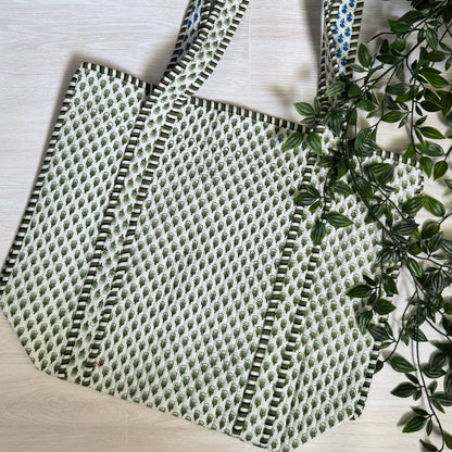 Small Reversible Quilted Tote Bag (pattern B)