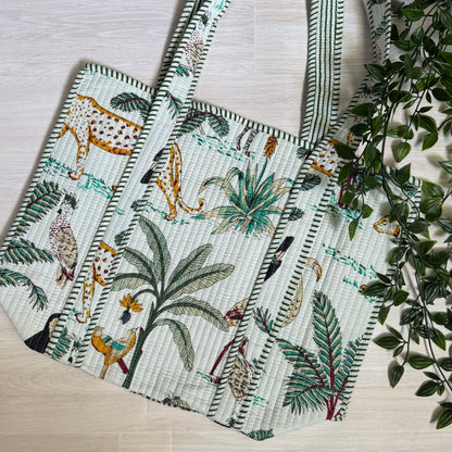 Small Reversible Quilted Tote Bag (pattern P)