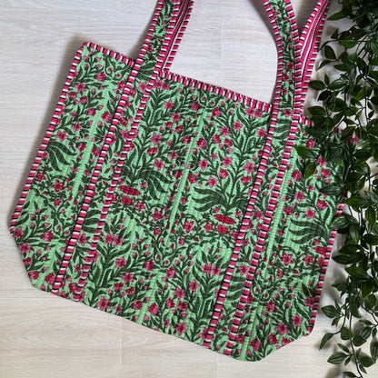 Small Reversible Quilted Tote Bag (pattern R)