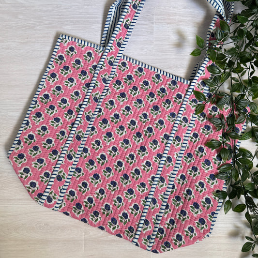 Small Reversible Quilted Tote Bag (pattern S)