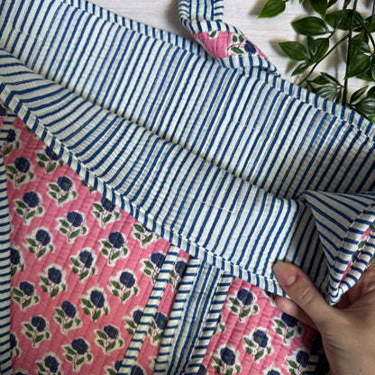 Small Reversible Quilted Tote Bag (pattern S)