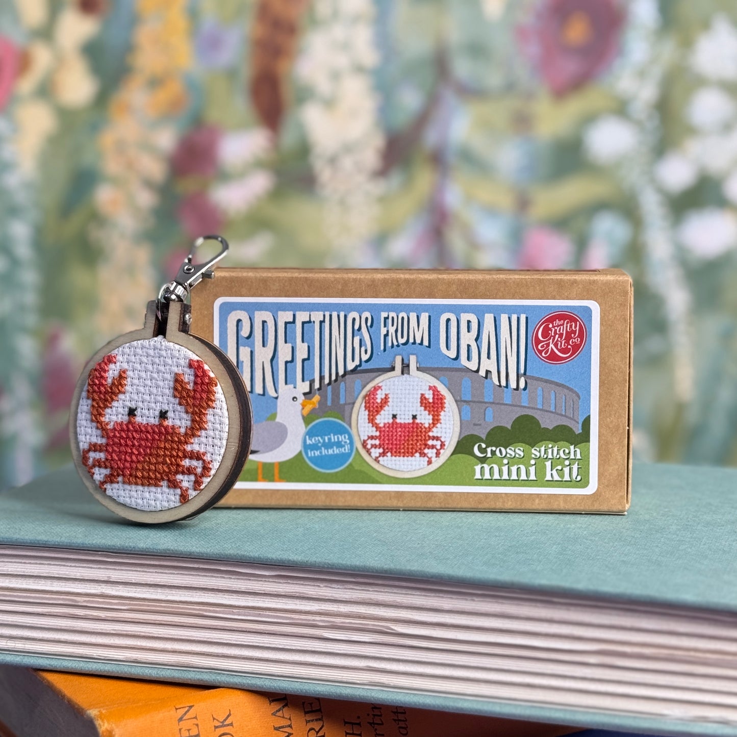 Greetings from Oban! Mini Matchbox Cross Stitch Kit