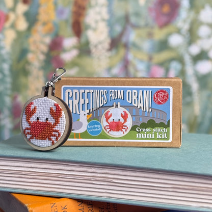 Greetings from Oban! Mini Matchbox Cross Stitch Kit