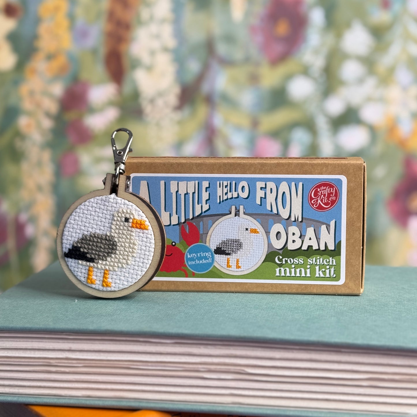 A Little Hello from Oban Mini Matchbox Cross Stitch Kit