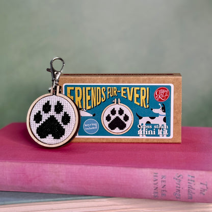 Friends Fur-ever! Mini Matchbox Cross Stitch Kit