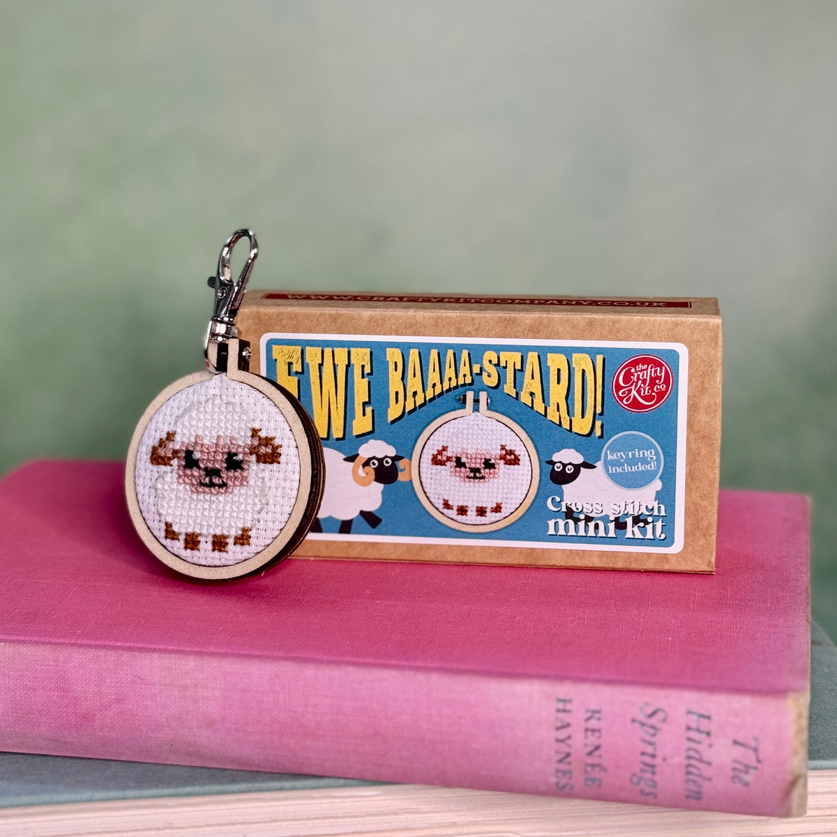 Ewe Baaa-stard! Mini Matchbox Cross Stitch Kit