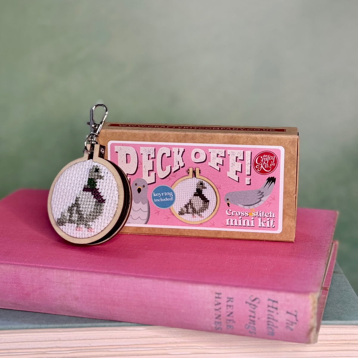 Peck Off! Mini Matchbox Cross Stitch Kit