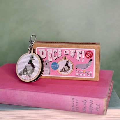Peck Off! Mini Matchbox Cross Stitch Kit