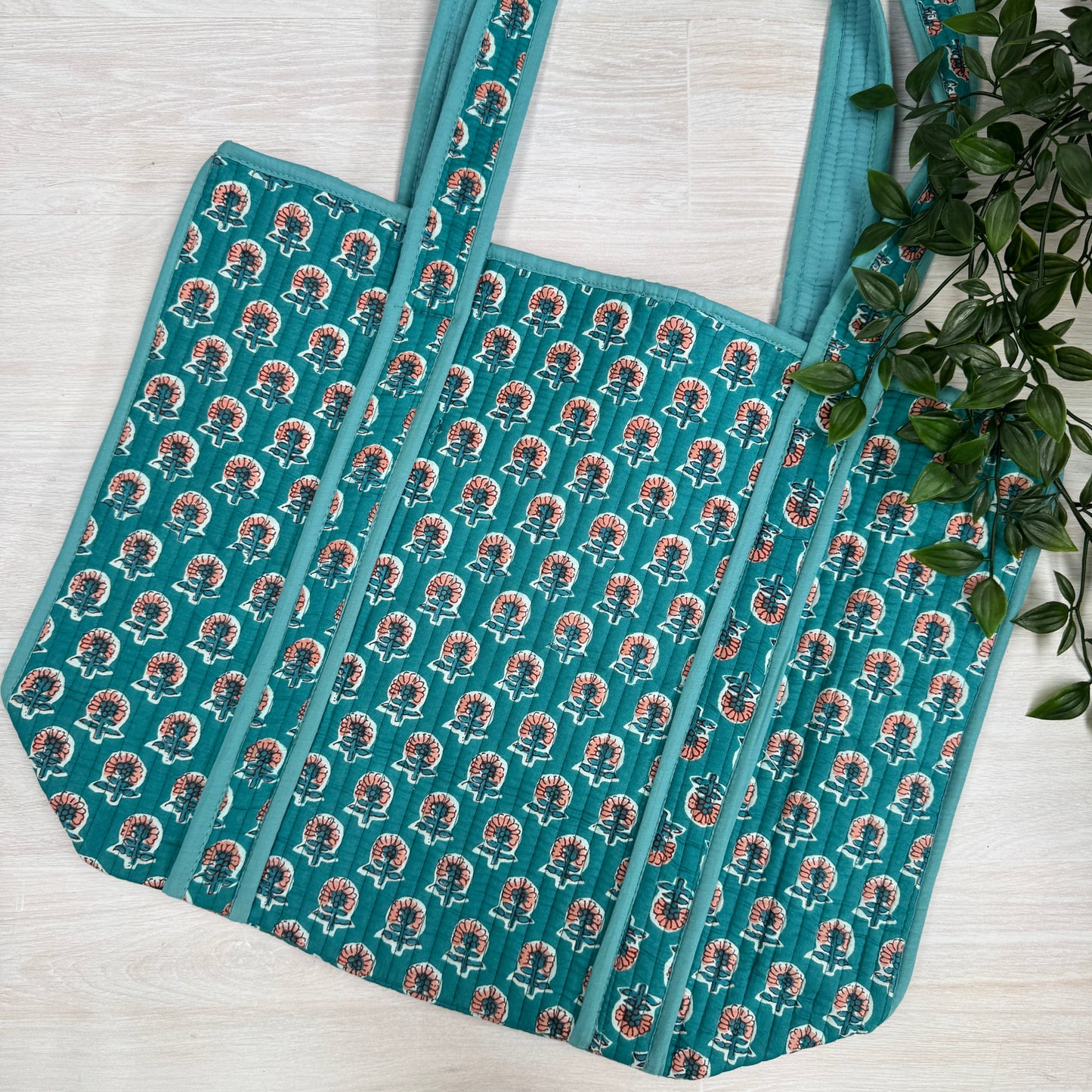 Small Reversible Quilted Tote Bag (pattern J)