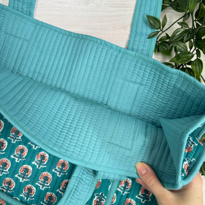 Small Reversible Quilted Tote Bag (pattern J)