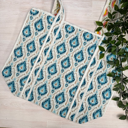Small Reversible Quilted Tote Bag (pattern R)