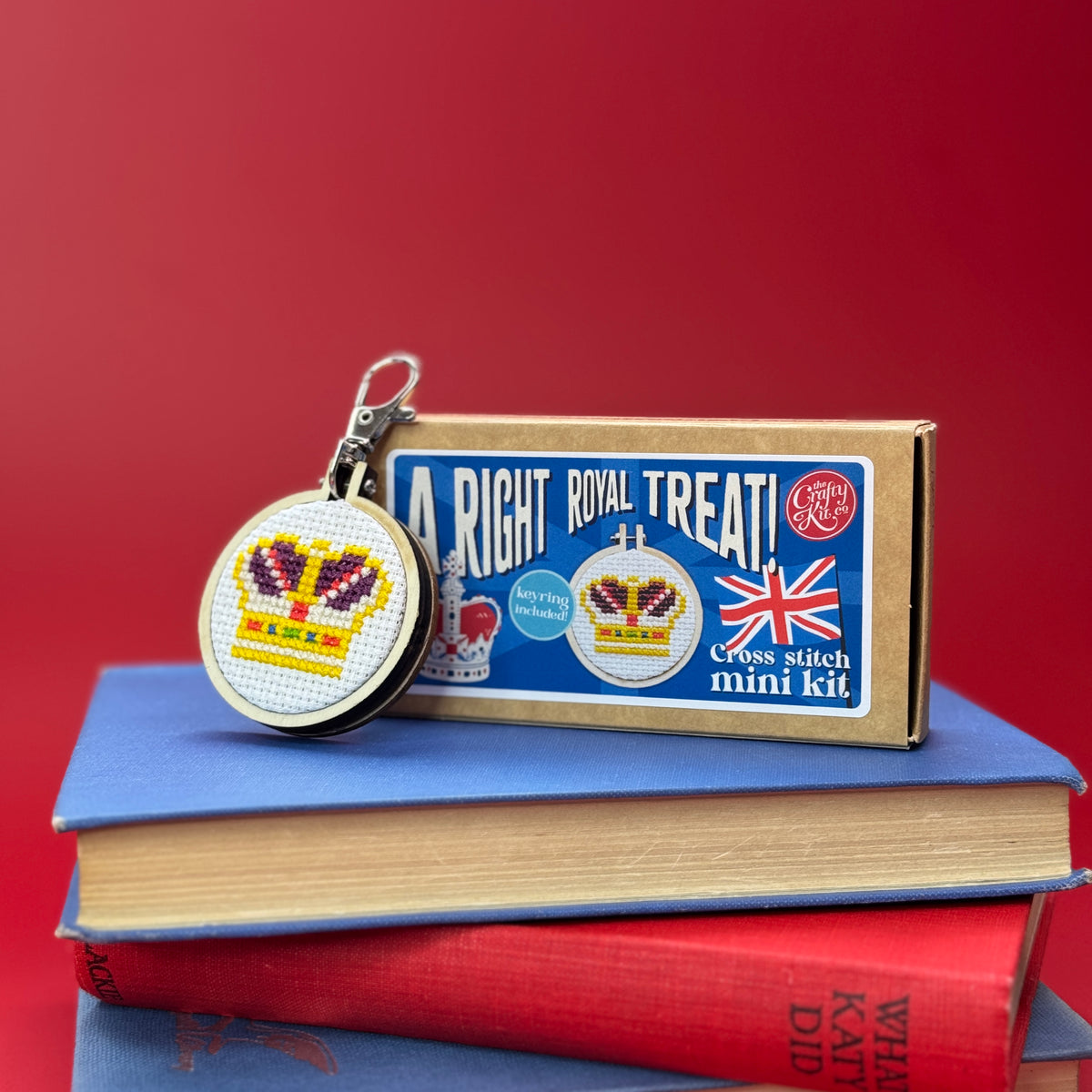 A Right Royal Treat! Mini Matchbox Cross Stitch Kit