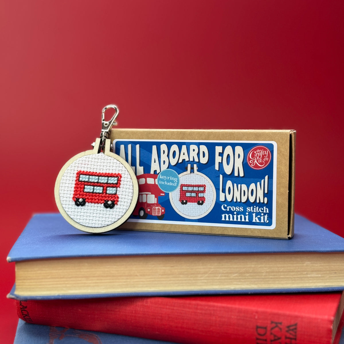 All Aboard for London! Mini Matchbox Cross Stitch Kit