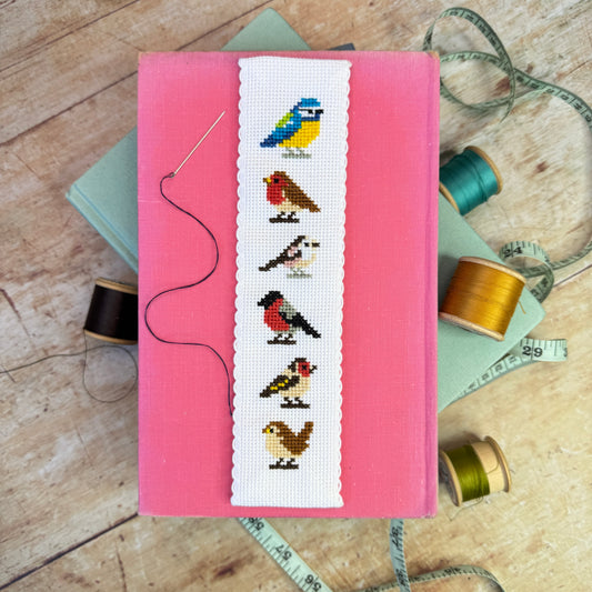 Garden Birds Cross Stitch Bookmark Kit