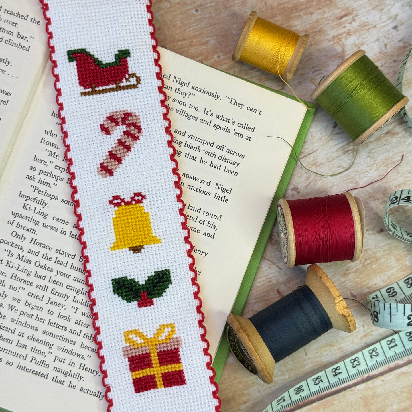 Christmas Magic Cross Stitch Bookmark Kit