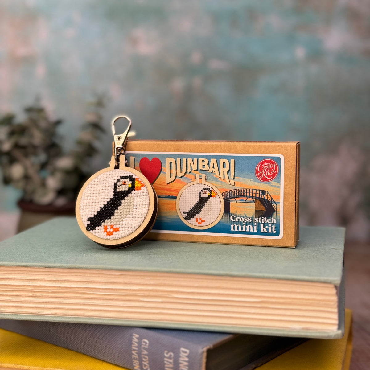 I Love Dunbar! Mini Matchbox Cross Stitch Kit