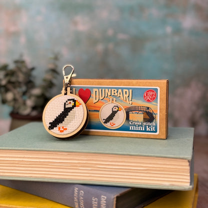 I Love Dunbar! Mini Matchbox Cross Stitch Kit