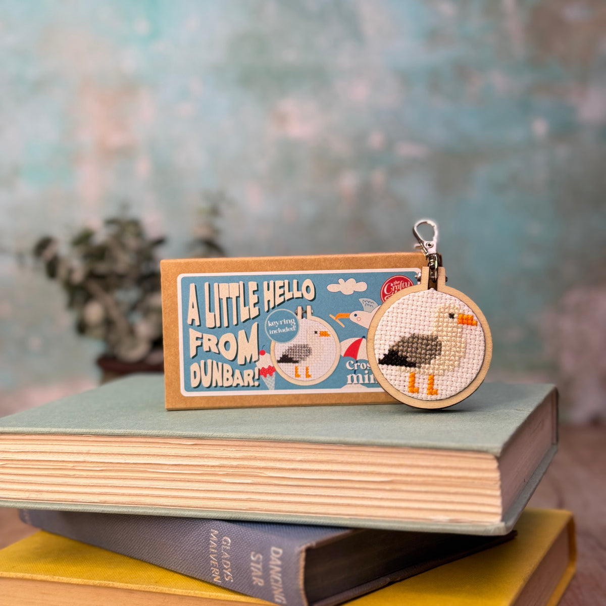 A Little Hello From Dunbar! Mini Matchbox Cross Stitch Kit