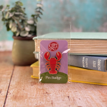 Lobster Pin Badge