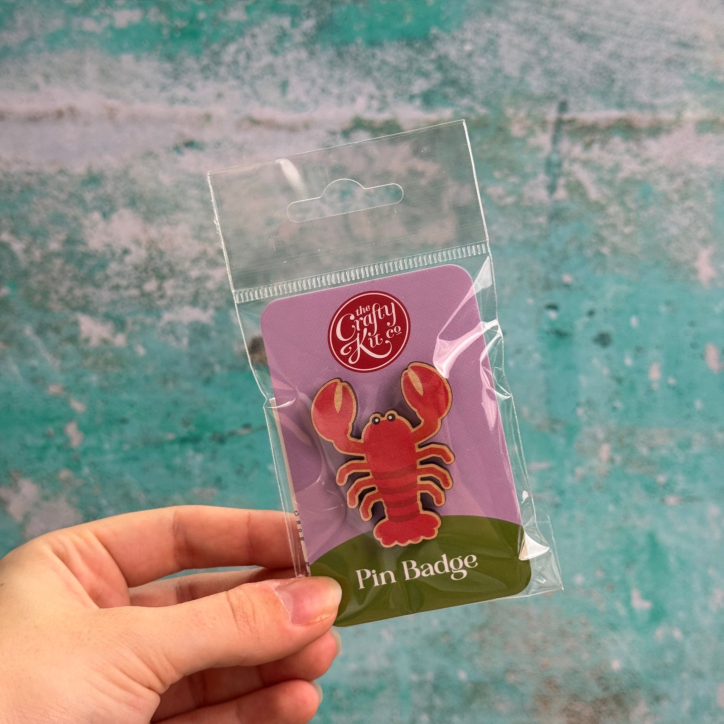 Lobster Pin Badge