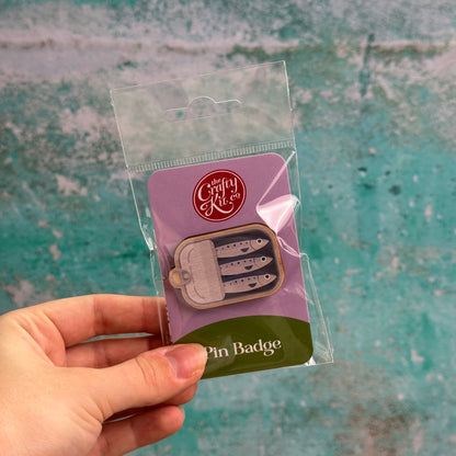 Sardines Pin Badge