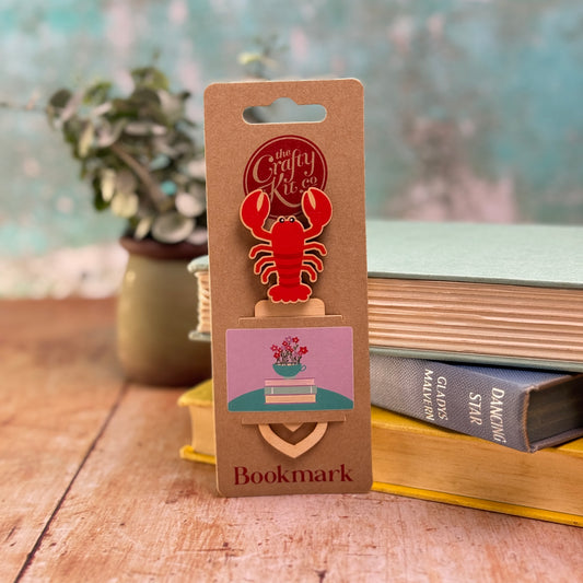 Lobster Wooden Bookmark