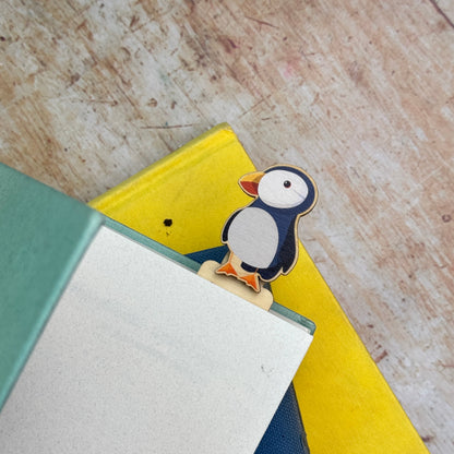 Puffin Wooden Bookmark