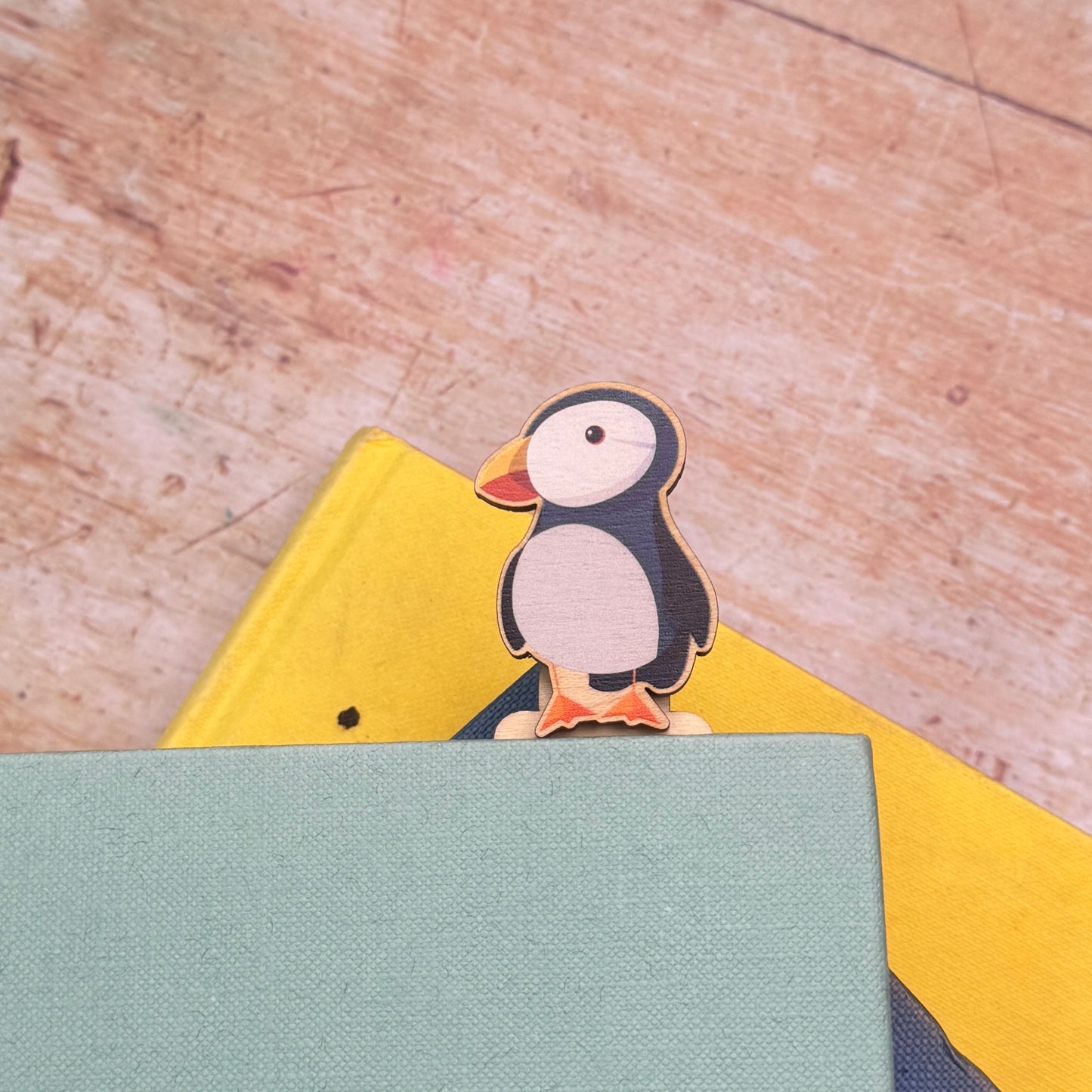 Puffin Wooden Bookmark