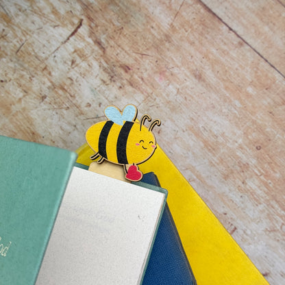 Bee Wooden Bookmark