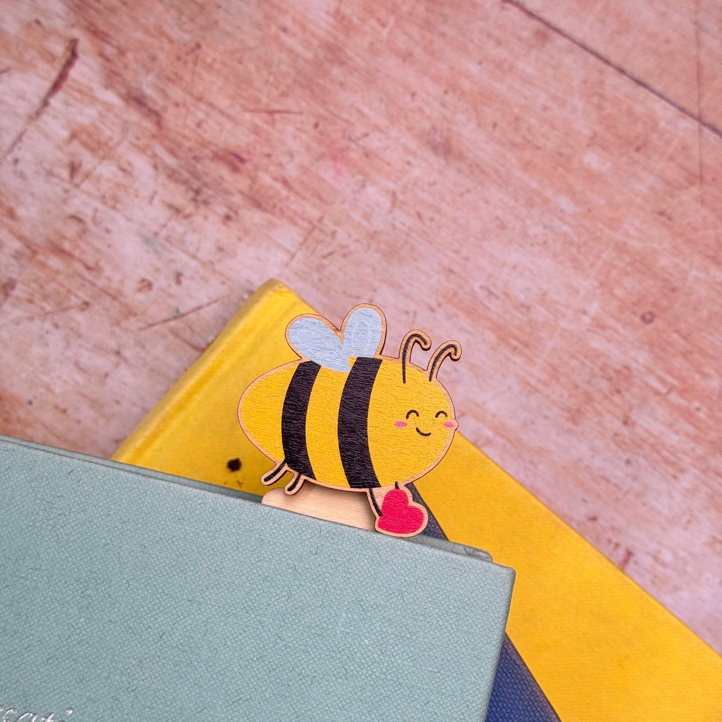 Bee Wooden Bookmark