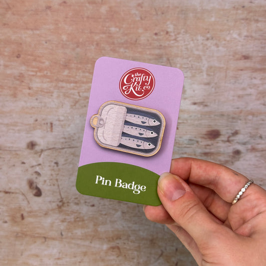 Sardines Pin Badge