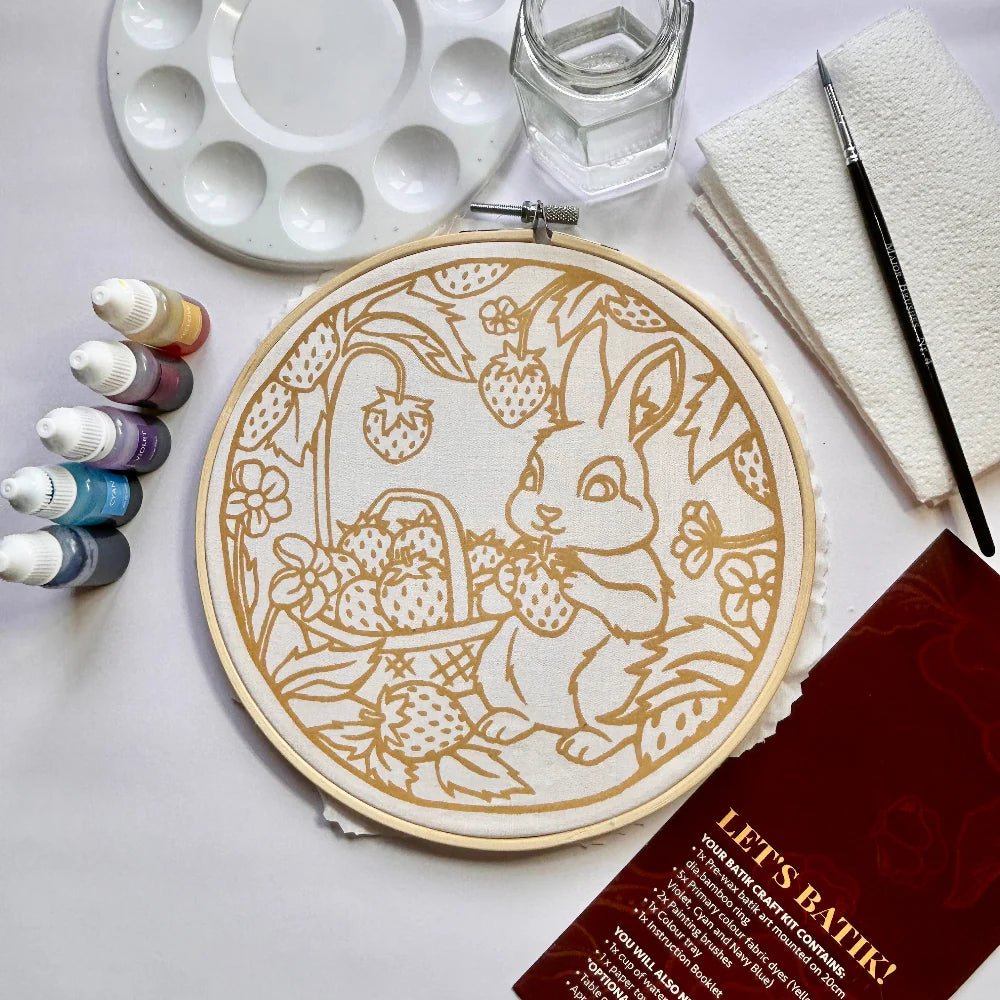 Strawberry Snuffle Batik Craft Kit