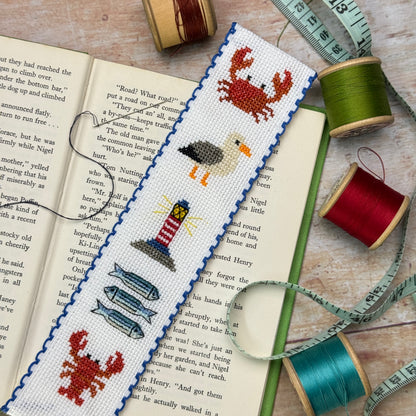 Seaside Stories Cross Stitch Bookmark Kit