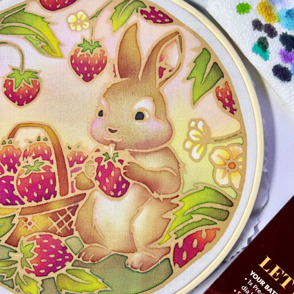 Strawberry Snuffle Batik Craft Kit