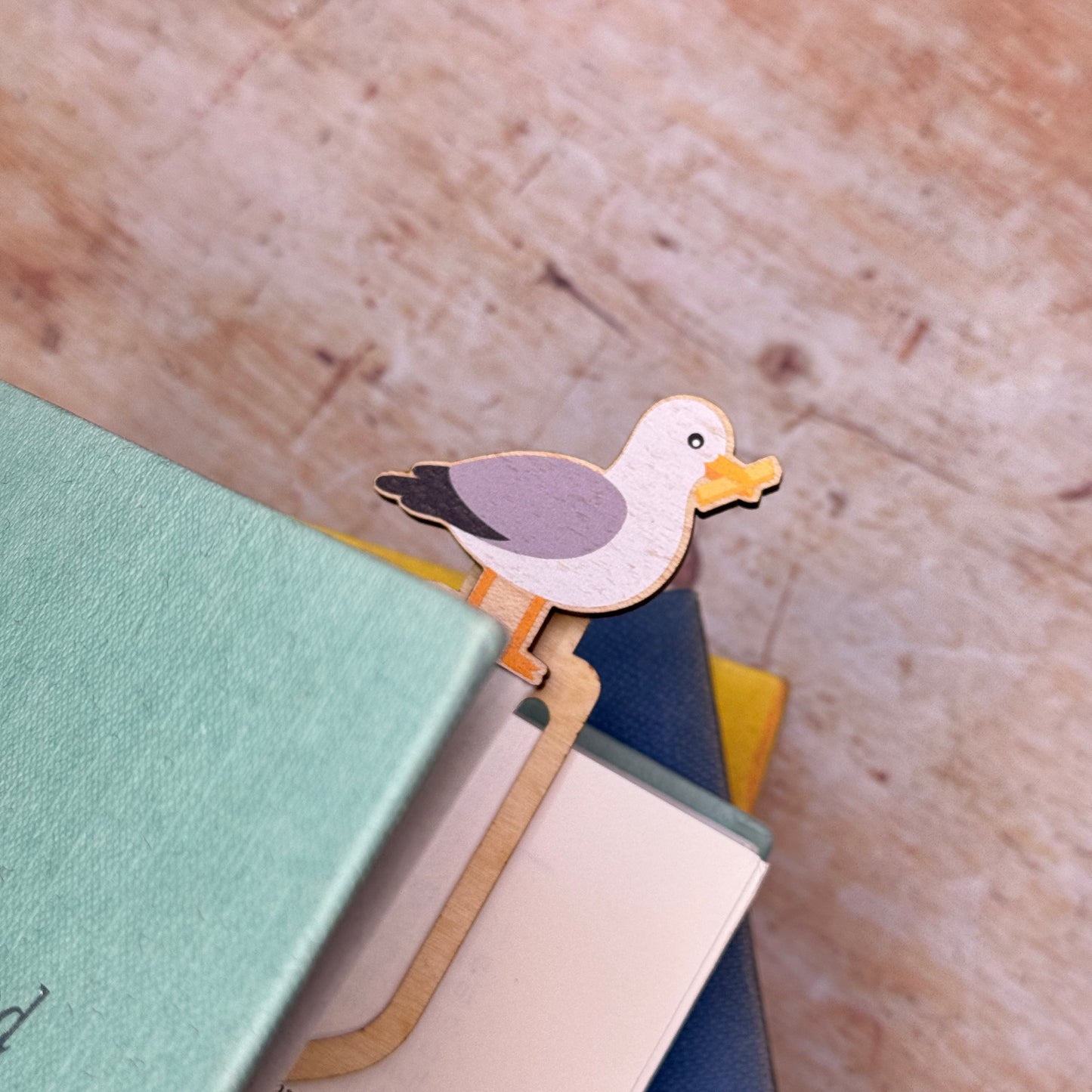 Seagull Wooden Bookmark