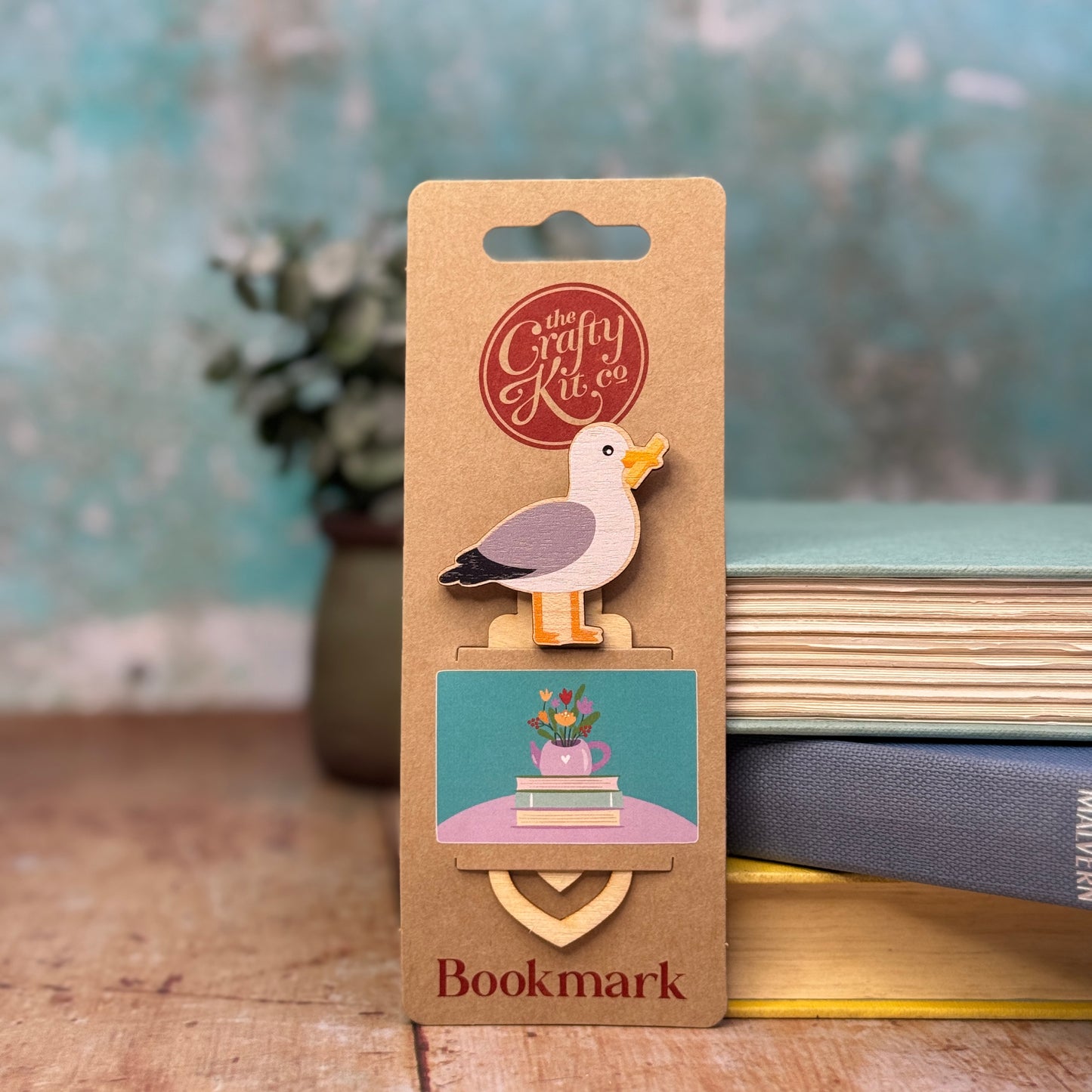 Seagull Wooden Bookmark