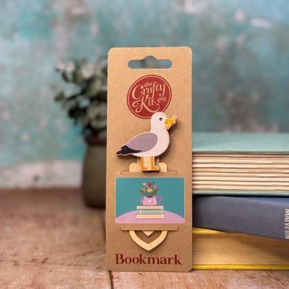 Seagull Wooden Bookmark