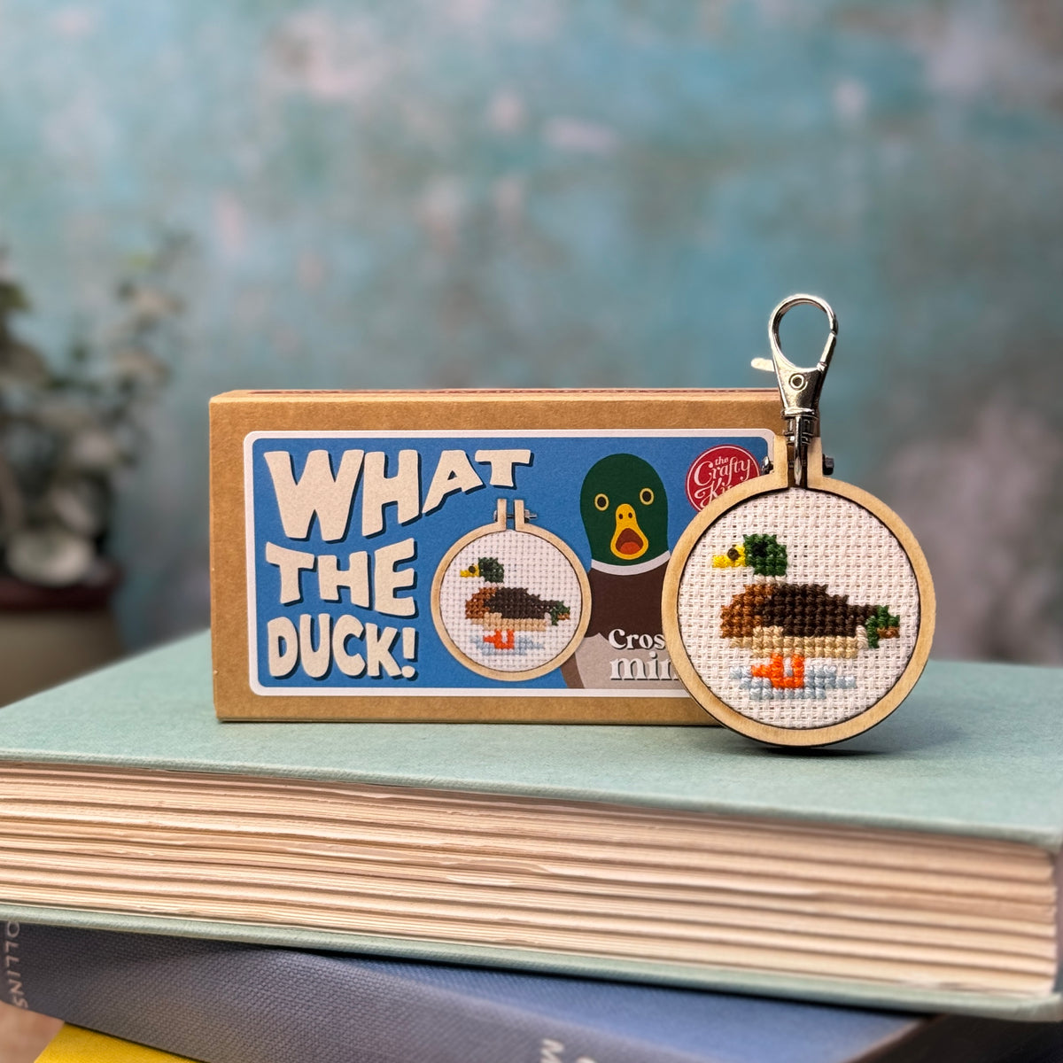 What The Duck! Mini Matchbox Cross Stitch Kit