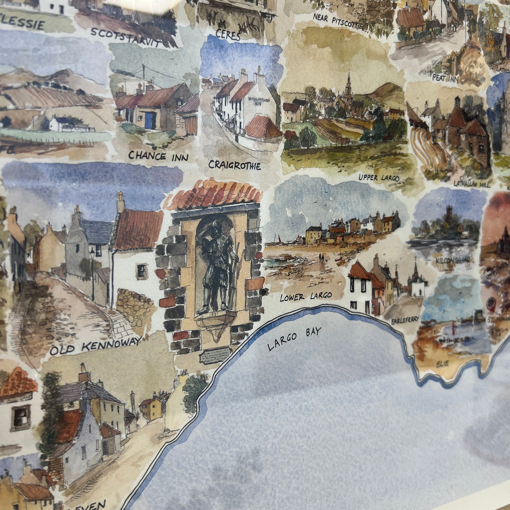 Ken Lochhead Pictorial Map of Fife – The Crafty Kit Company