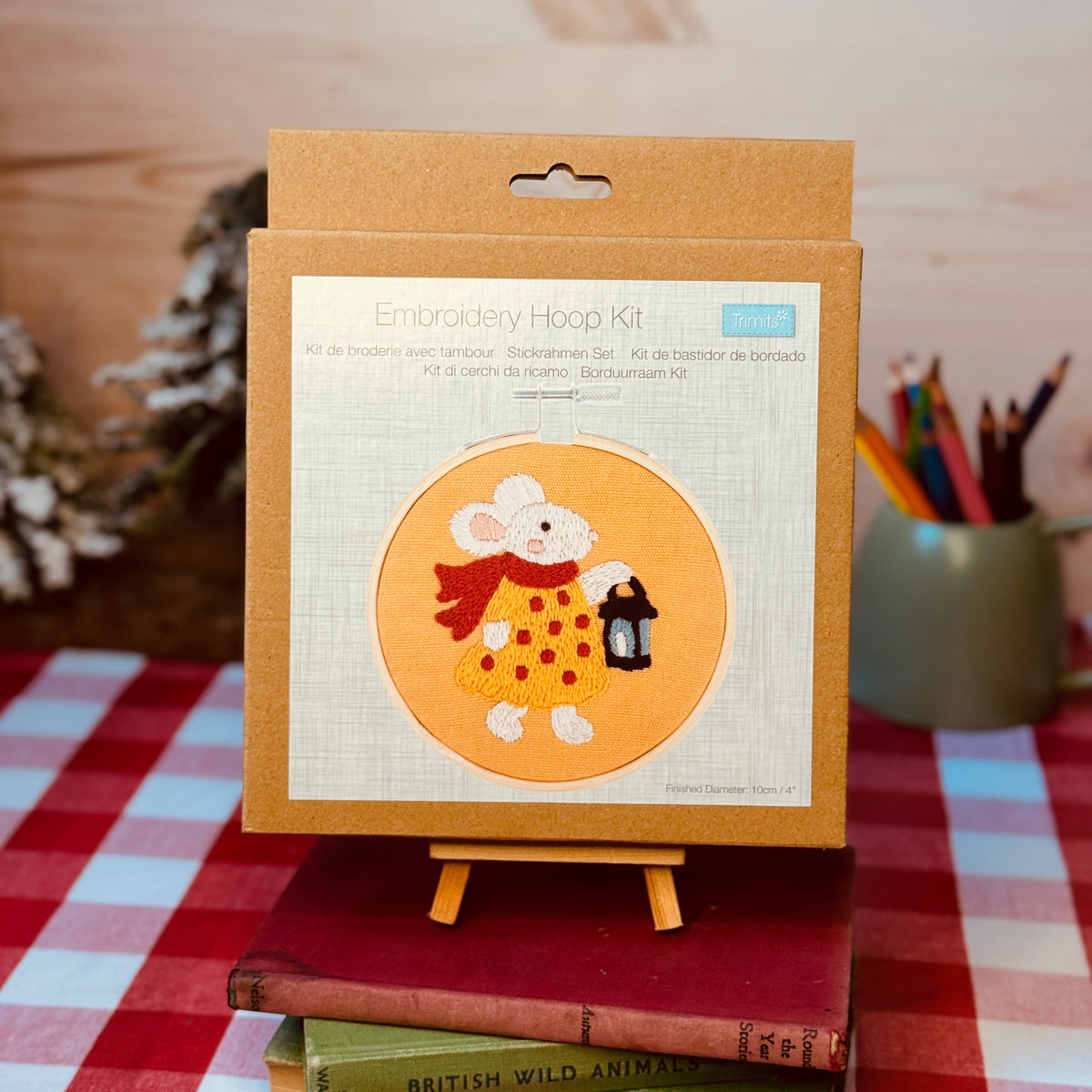 Trimits Little Mouse Embroidery Hoop Craft Kit